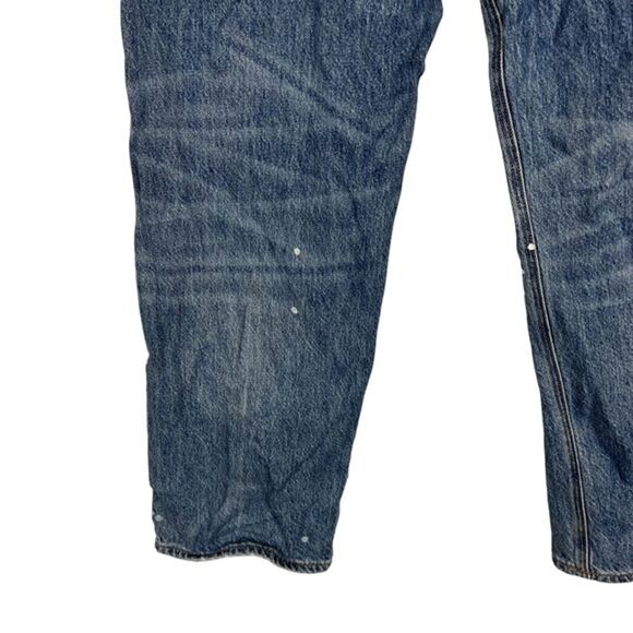 American Eagle Women's 90s Boyfriend Distressed Blue Jeans High Rise Zip Fly 10 - Picture 14 of 16